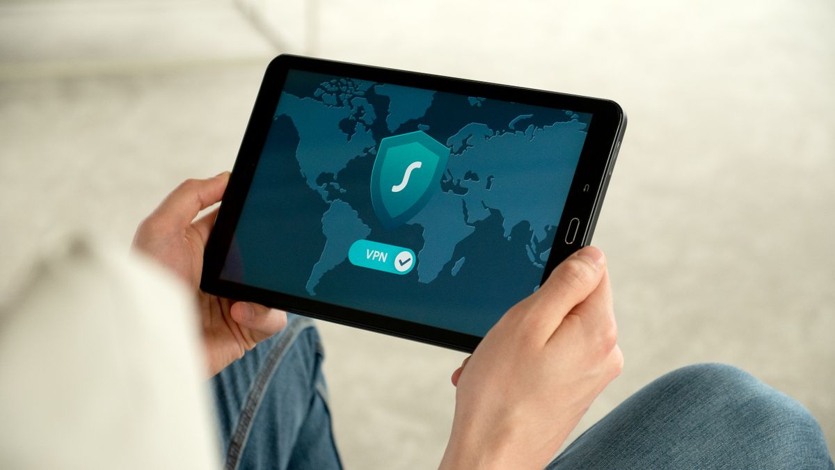 Icône de cadenas et connexion sécurisée VPN