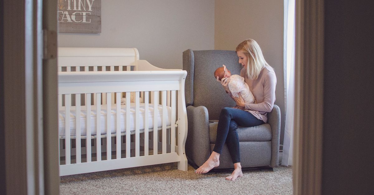 Chambre de bébé prête à accueillir un nouveau-né